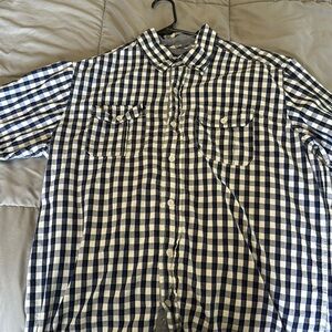 Paper Denim and Cloth short sleeve, button down, casual shirt in EUC